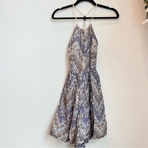 UO Ecoté Open Back Bohemian Mini Dress Size 2